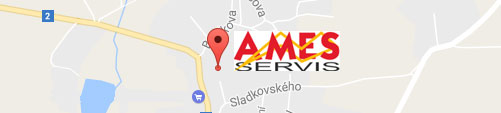 mapa Ames servis